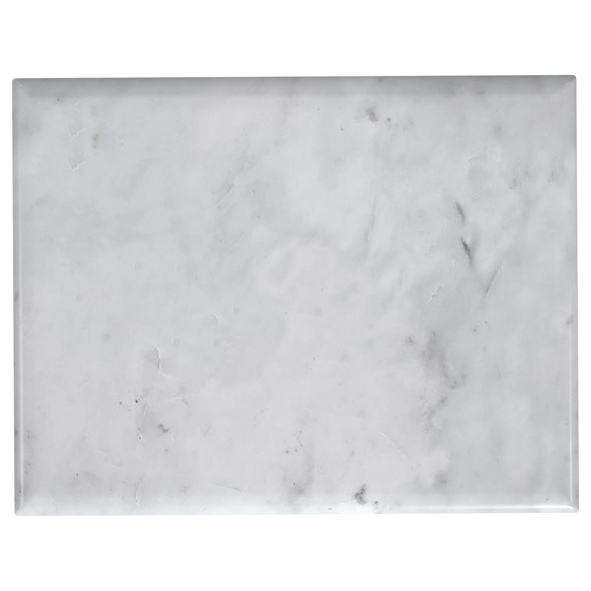 Baldwin Rectangular Marble Top Side Table White and Gold - Image 6