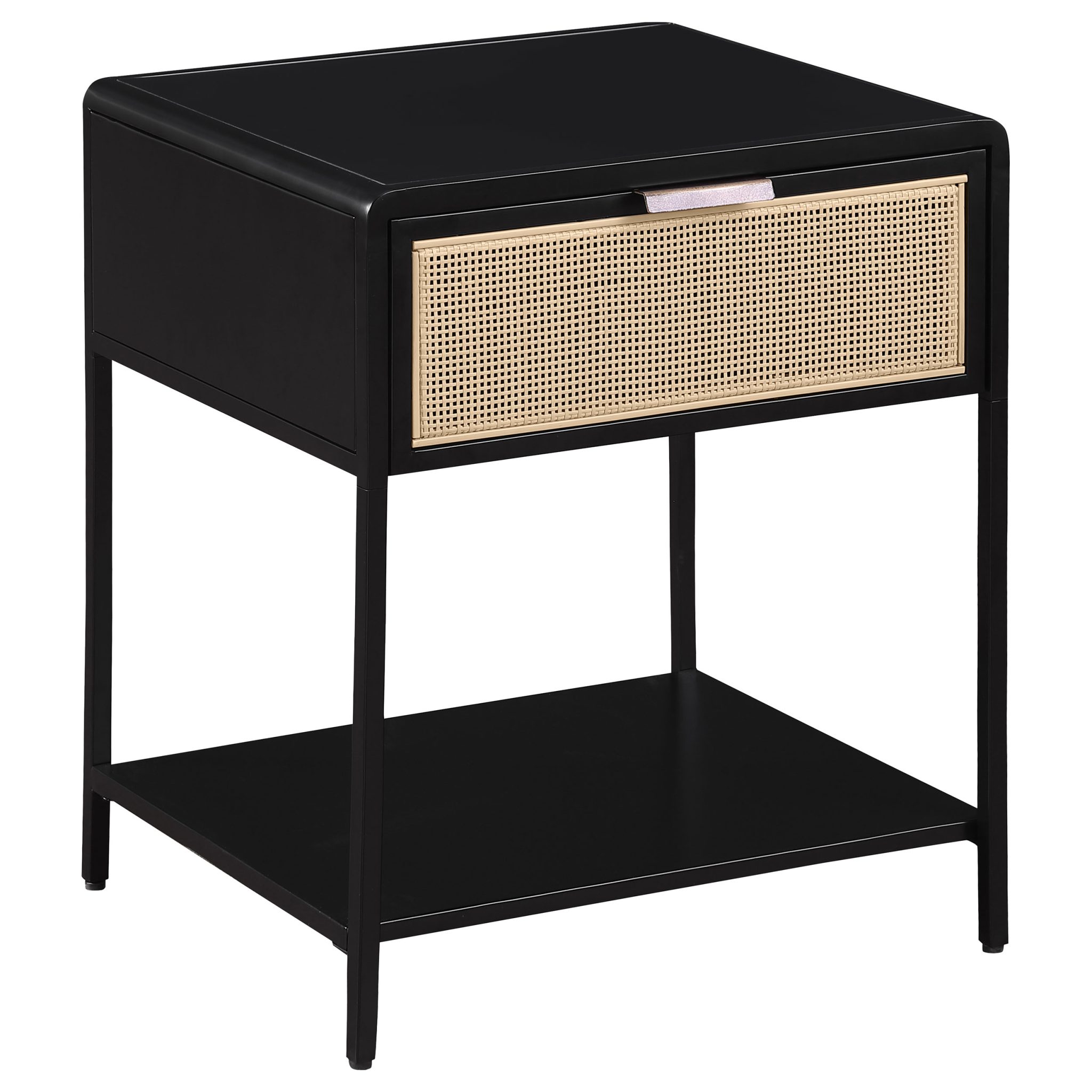 Amherst 1-Drawer Cane Bedside Side Table - Image 2