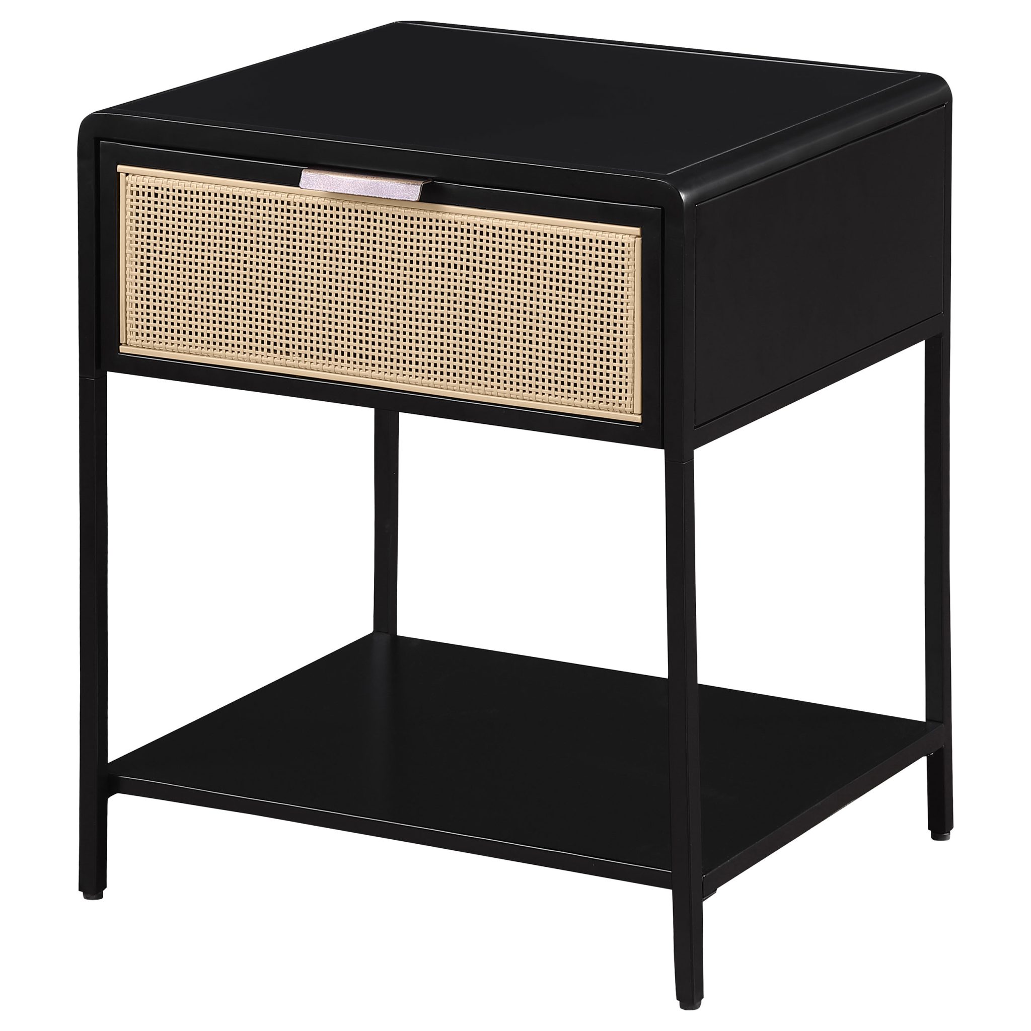 Amherst 1-Drawer Cane Bedside Side Table - Image 4