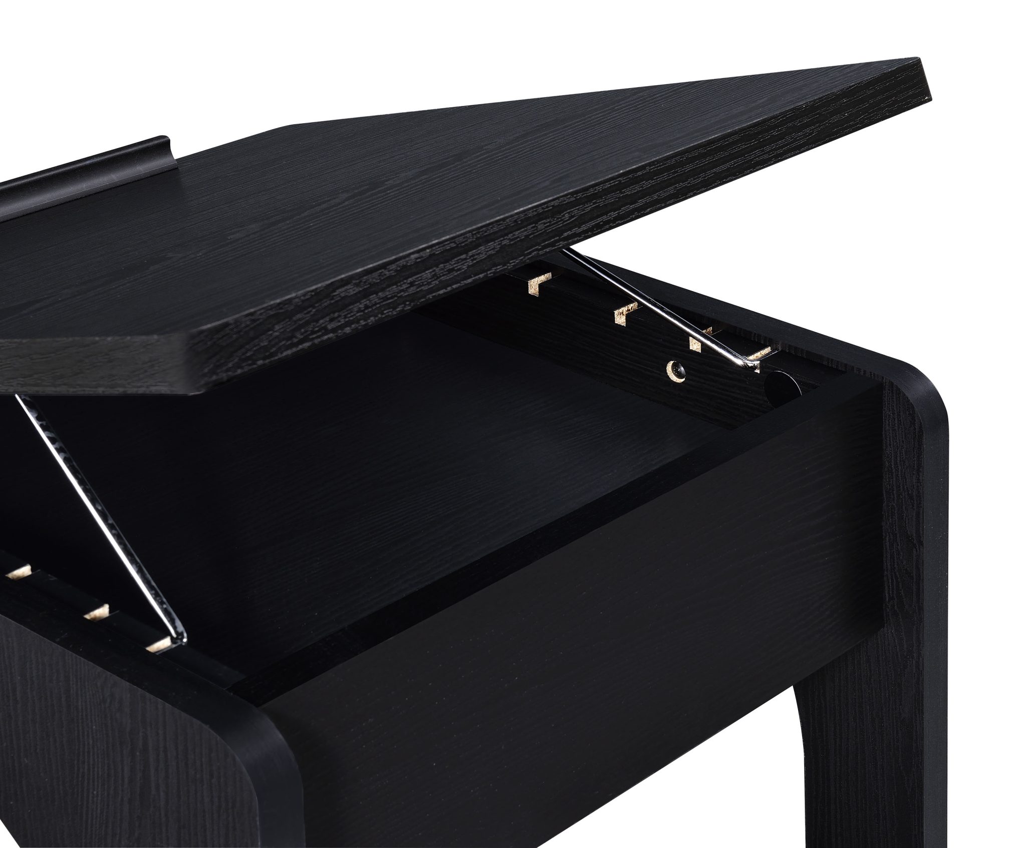 Ralston C-Shaped Lift-Top Sofa Side Table with Casters - Image 13
