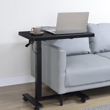 Westpark Pneumatic Adjustable C-Shape Side Table with Casters