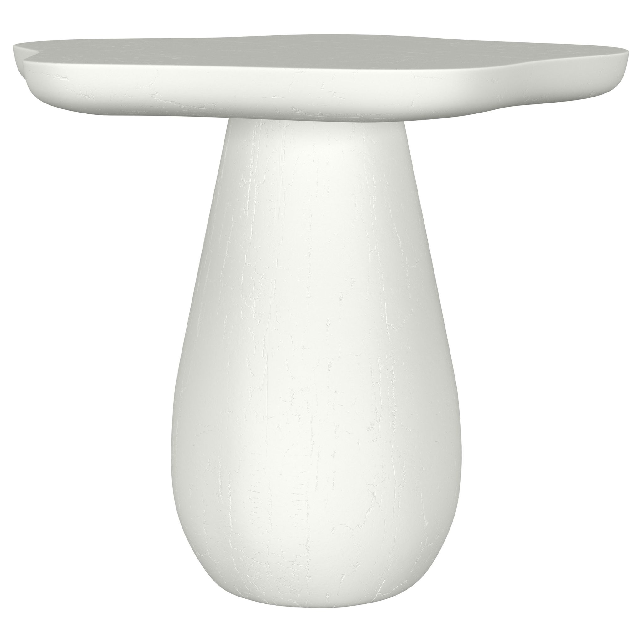 Perth 17-inch Side Table with Cloud-Shaped Top Off White - Image 2