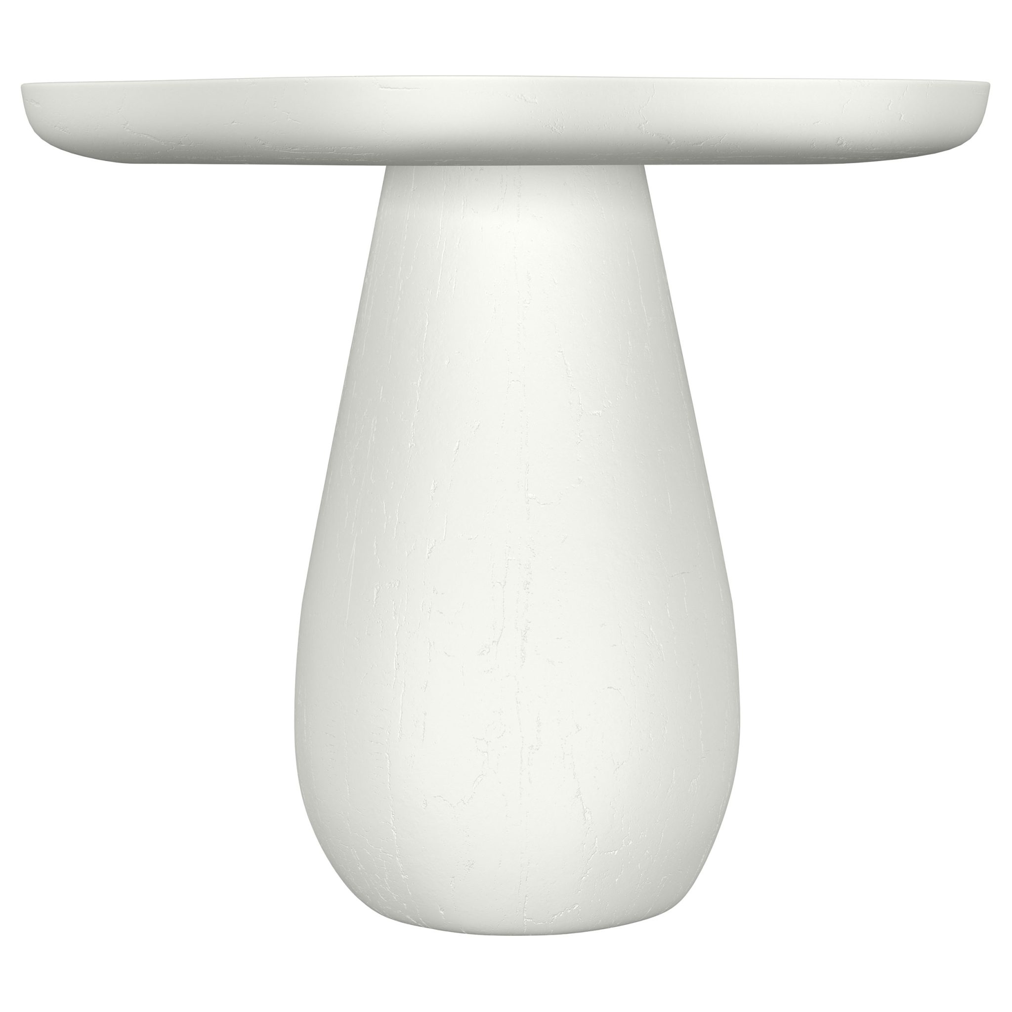 Perth 17-inch Side Table with Cloud-Shaped Top Off White - Image 3