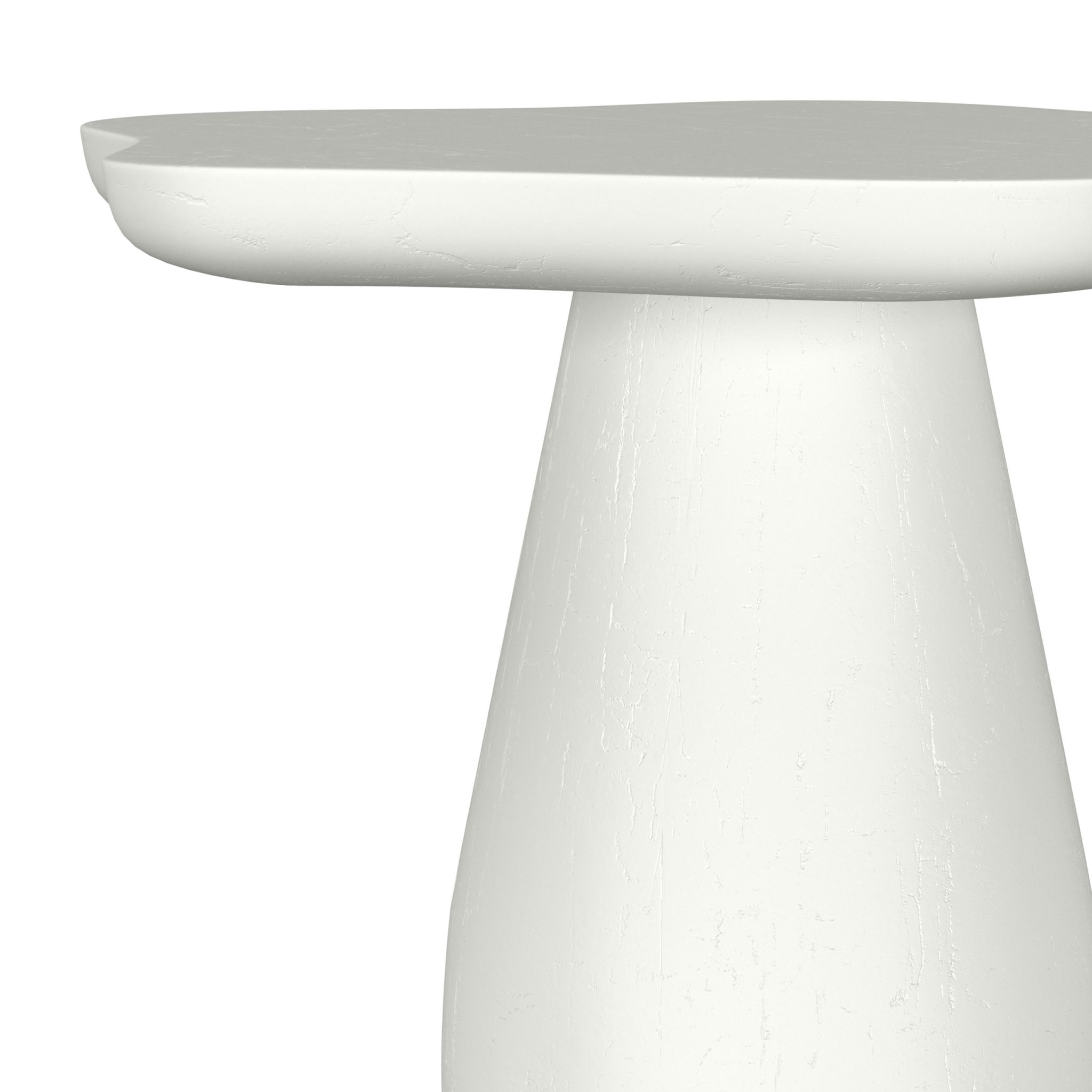 Perth 17-inch Side Table with Cloud-Shaped Top Off White - Image 5