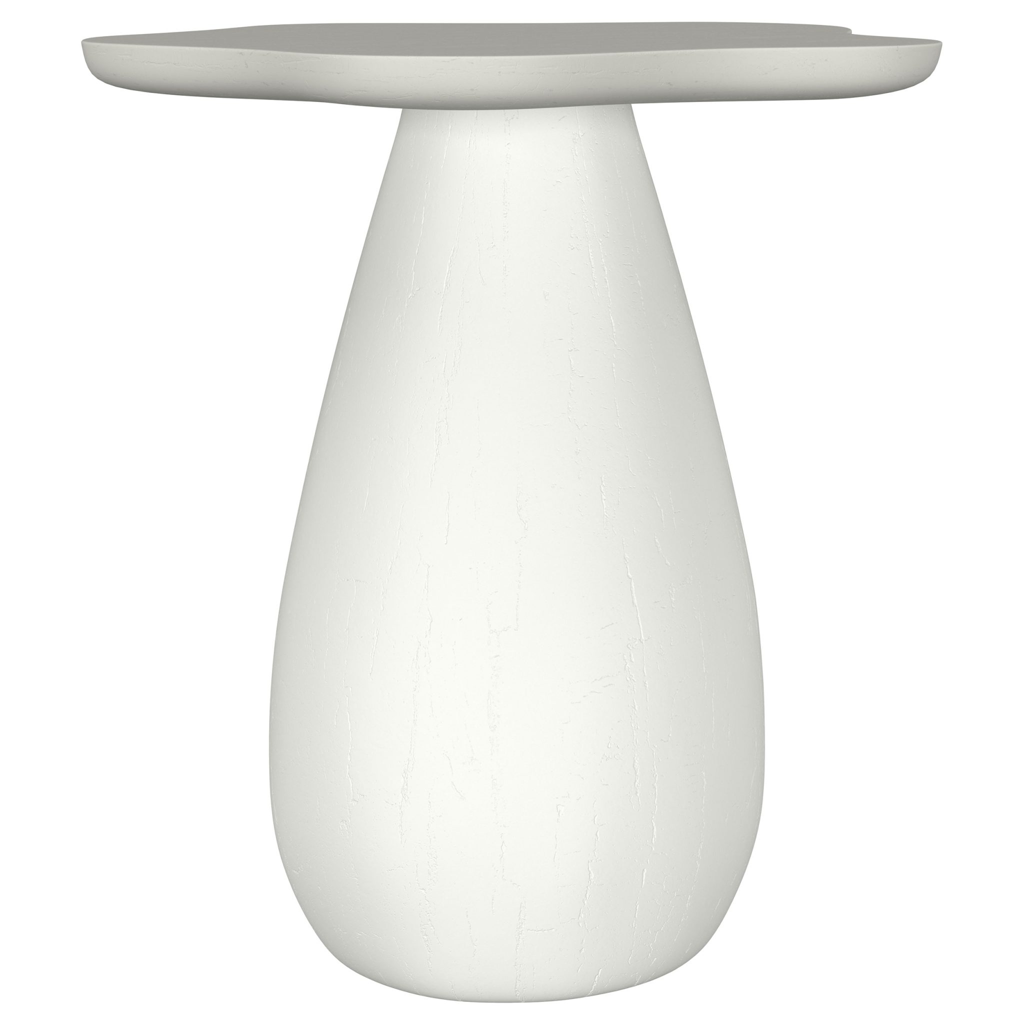 Perth 20-inch Side Table with Cloud-Shaped Top Off White - Image 2