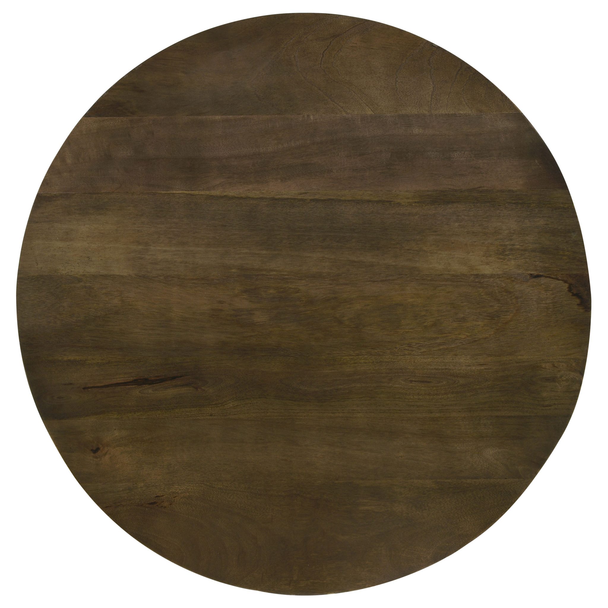 Yaritza Round Mango Wood Coffee Table Natural and Gunmetal - Image 4