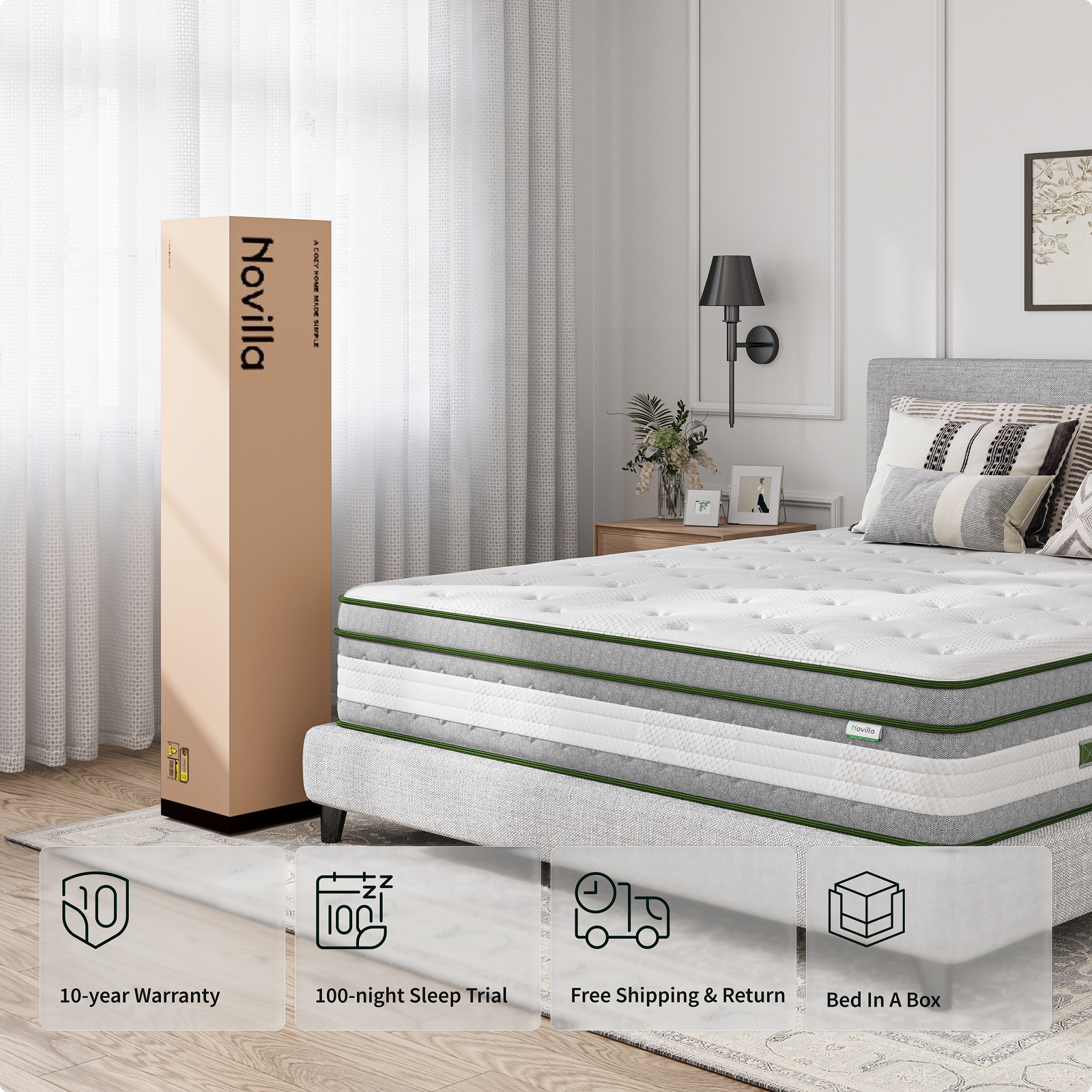 12" Vitality Hybrid Mattress - Image 8