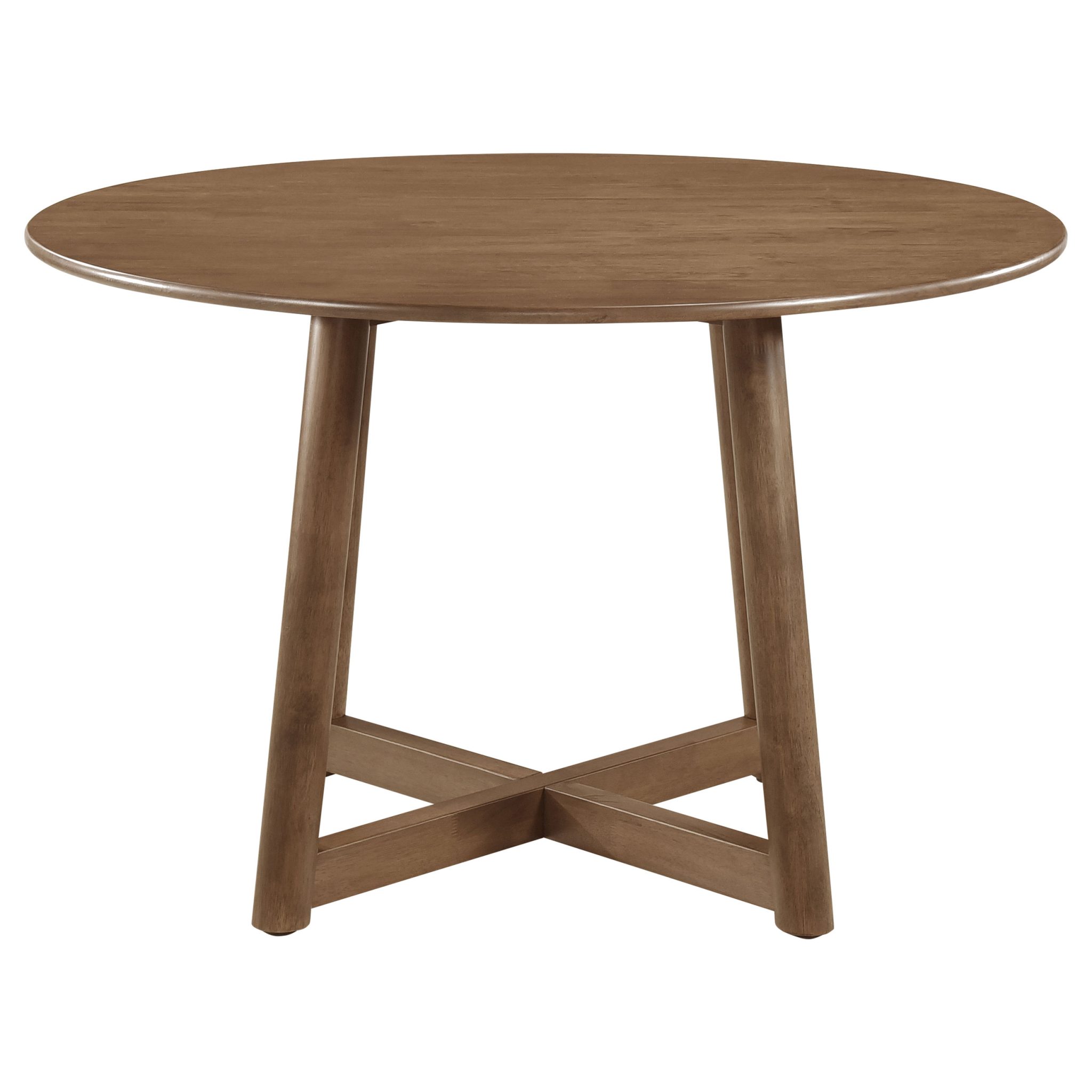 Dinah 5-piece Round Solid Wood Dining Set Walnut - Image 3