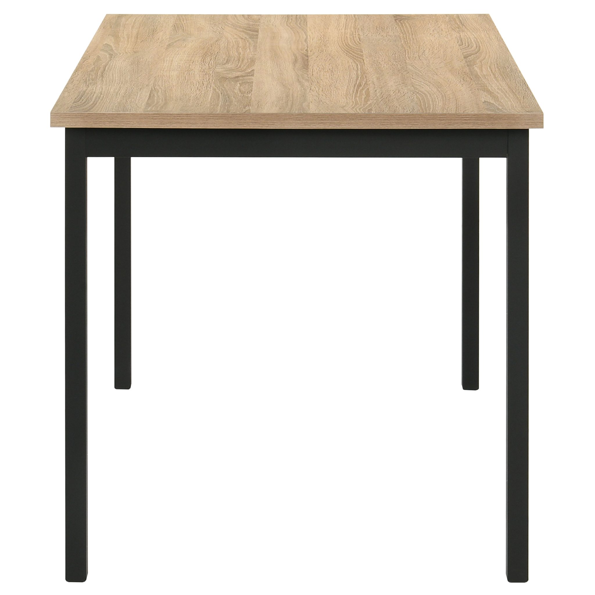 Garza 5-piece Rectangular Dining Table Greige Oak - Image 4