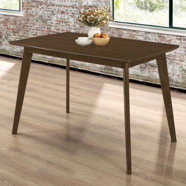 Kersey 5-piece Rectangular Dining Table Set Chestnut