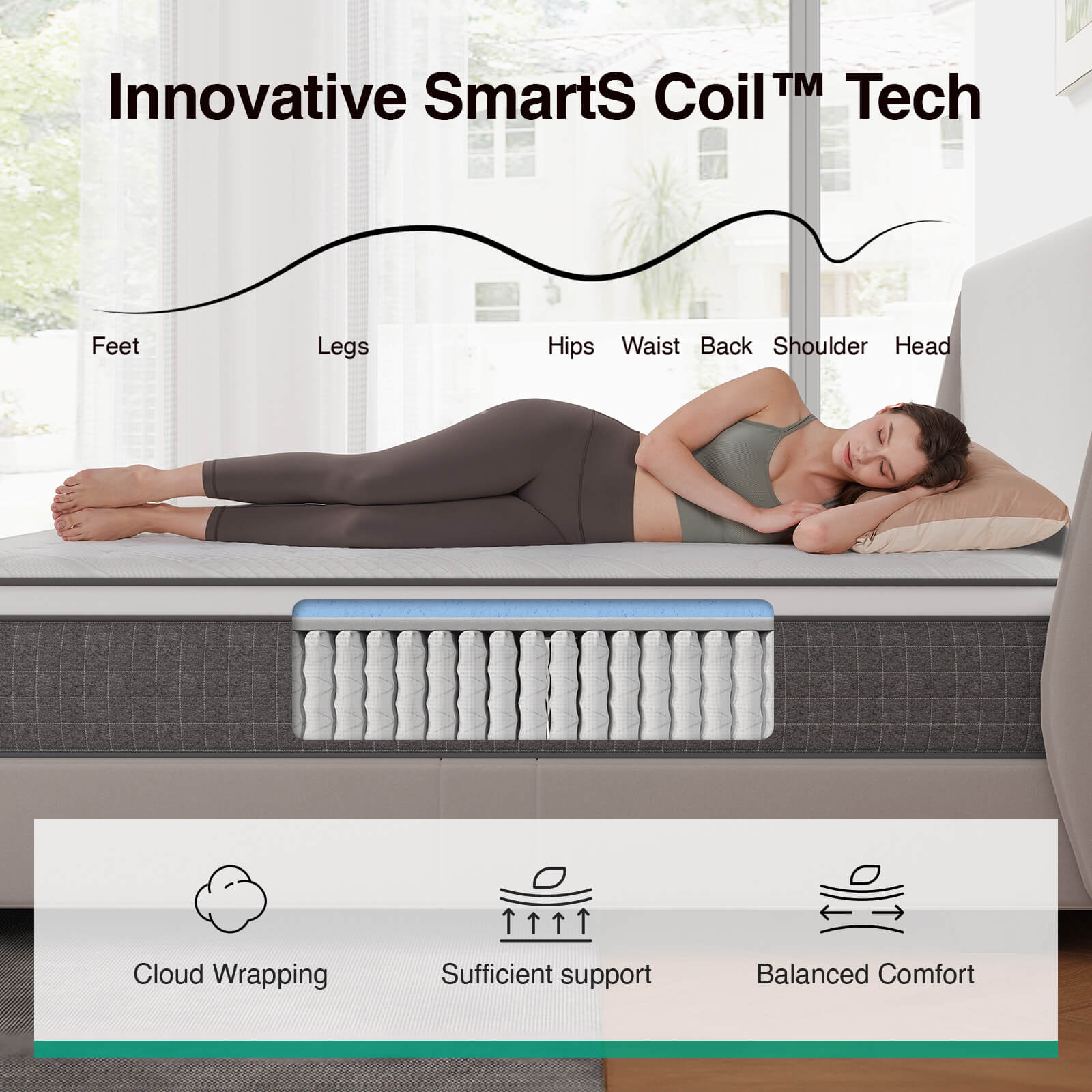 Essential Hybrid Mattress - Image 6