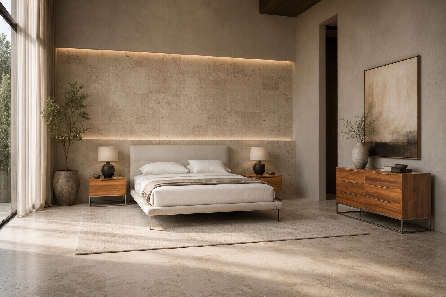 Bergeron Italian 4-Piece Bedroom Set