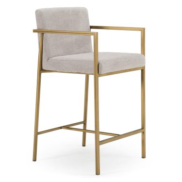 Burnham Light Grey Counter Stool