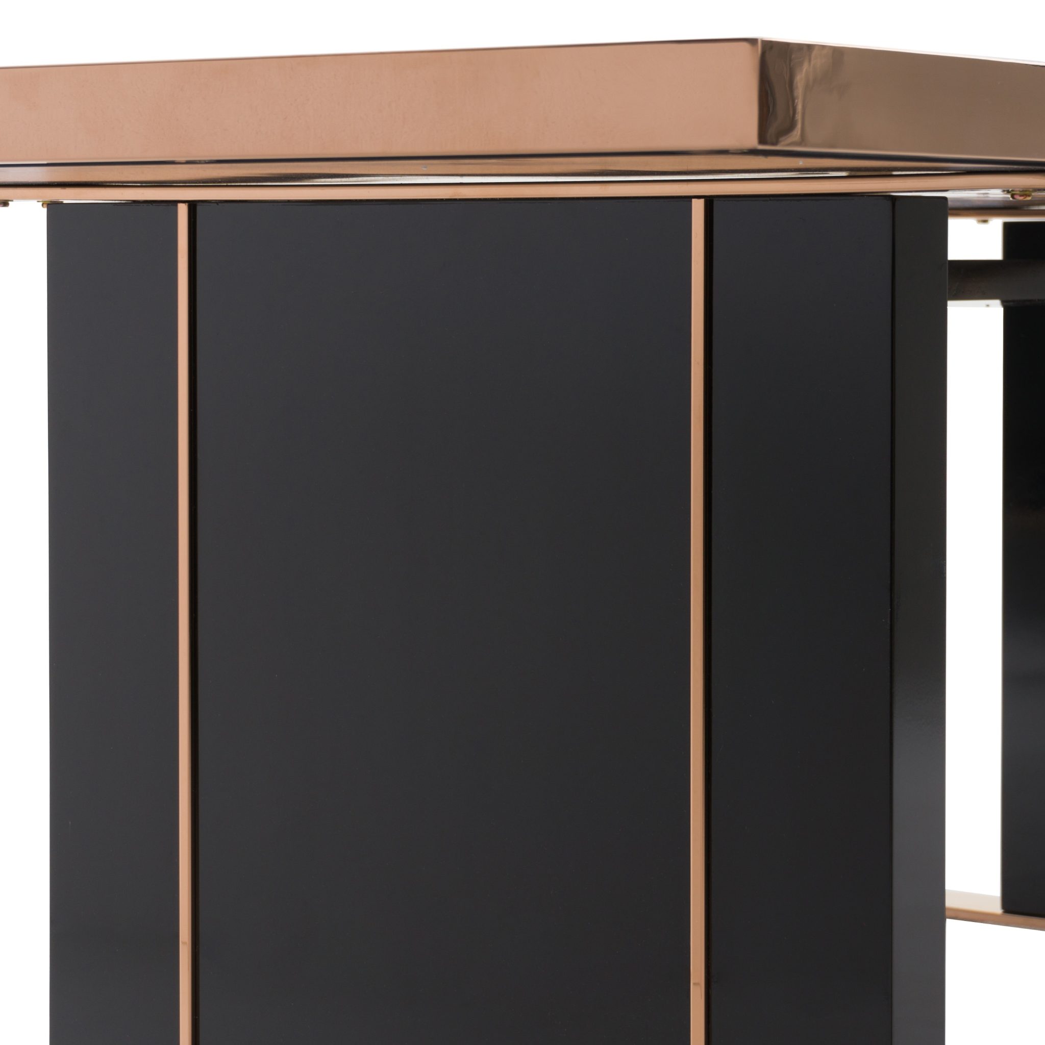 Cartier Black Glass 7-Piece Dining Set - Image 4