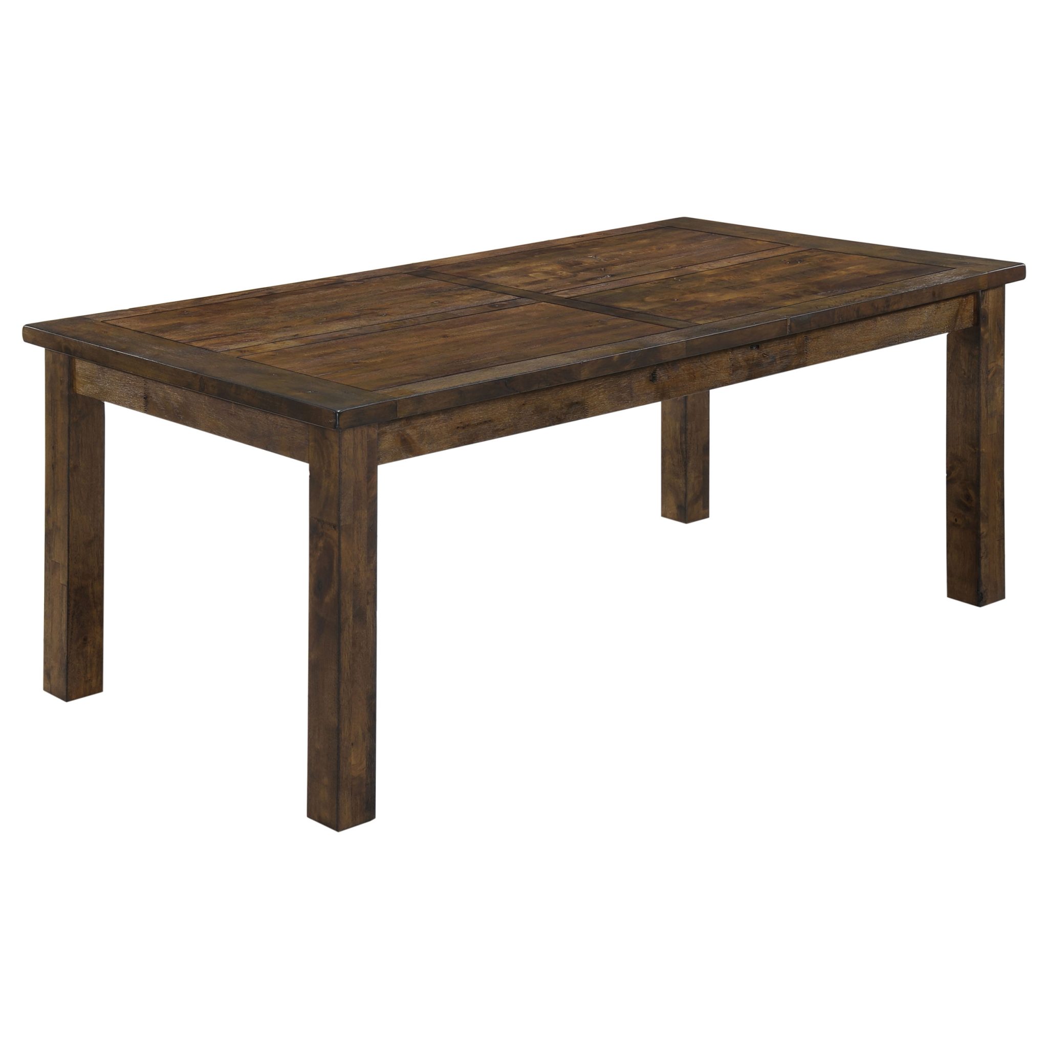 Coleman 5-Piece Rectangular Dining Set – Rustic Golden Brown - Image 3