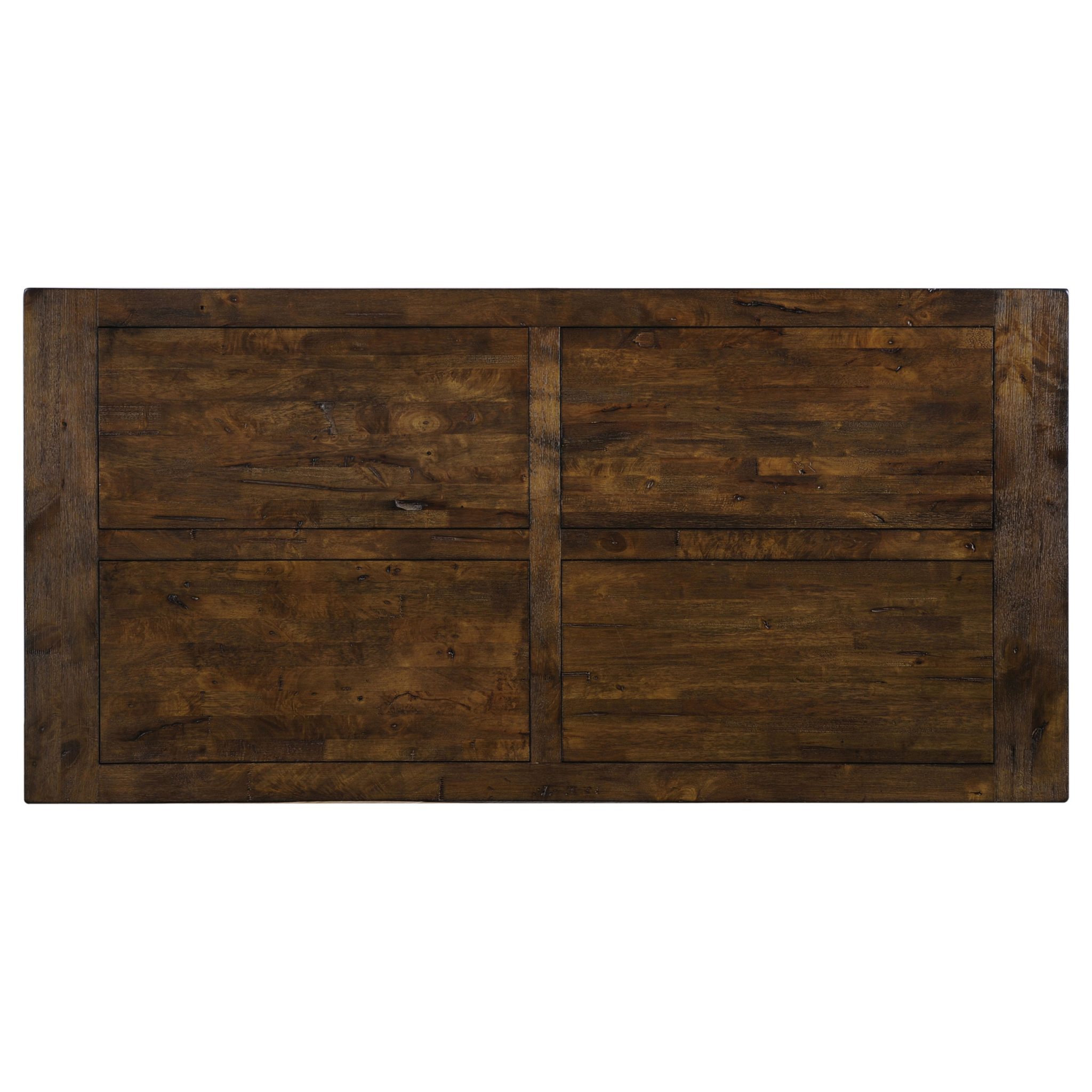 Coleman 5-Piece Rectangular Dining Set – Rustic Golden Brown - Image 4