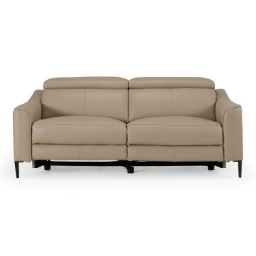 Eden Modern Leather Power Reclining Sofa