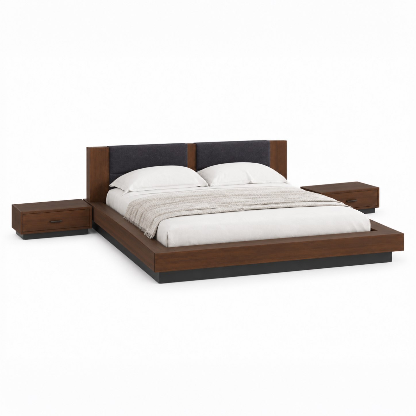 Fantasia Dark Walnut 4-Piece Bedroom Set - Image 4