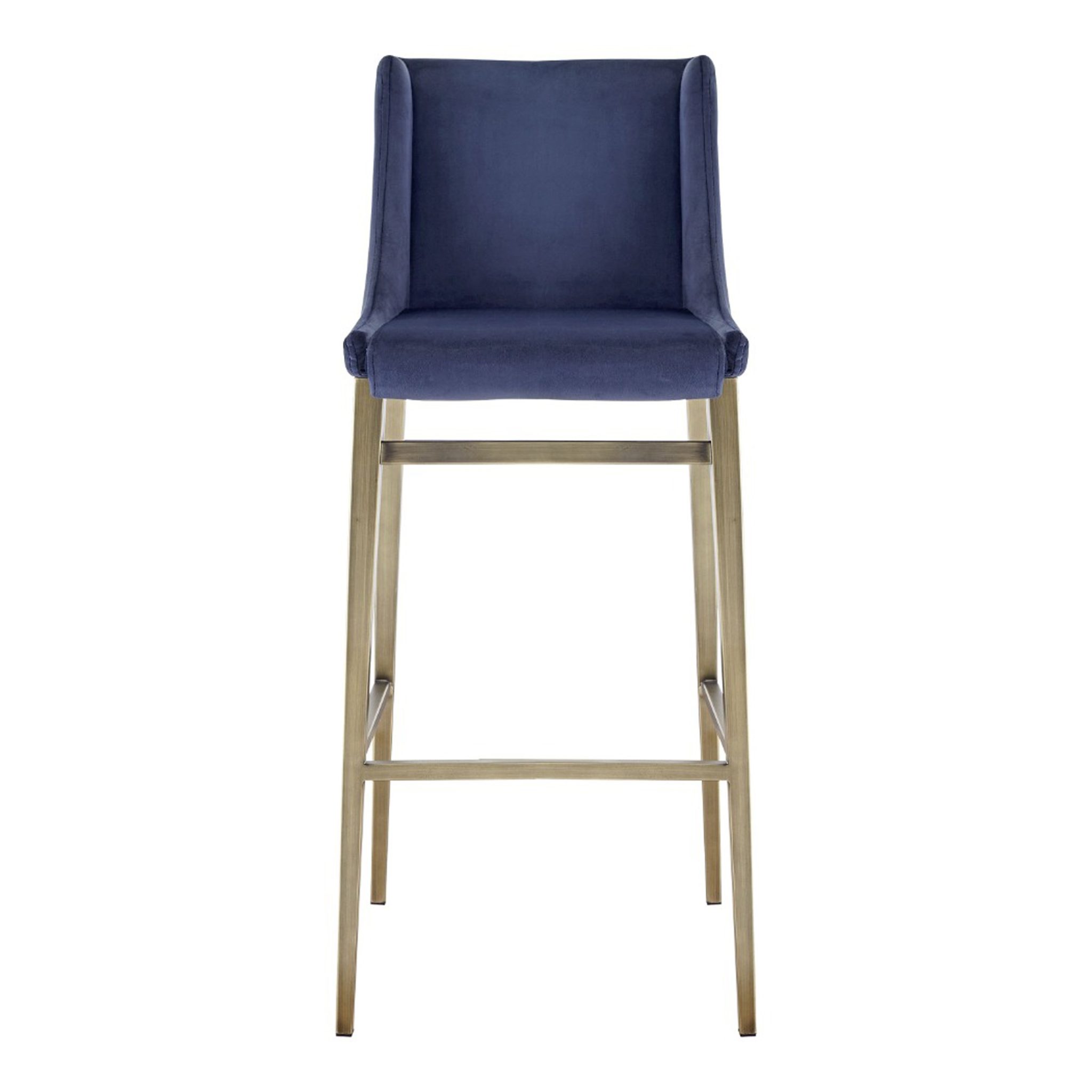 Mimi Blue Velvet Counter Stools - Set of 2 - Image 2