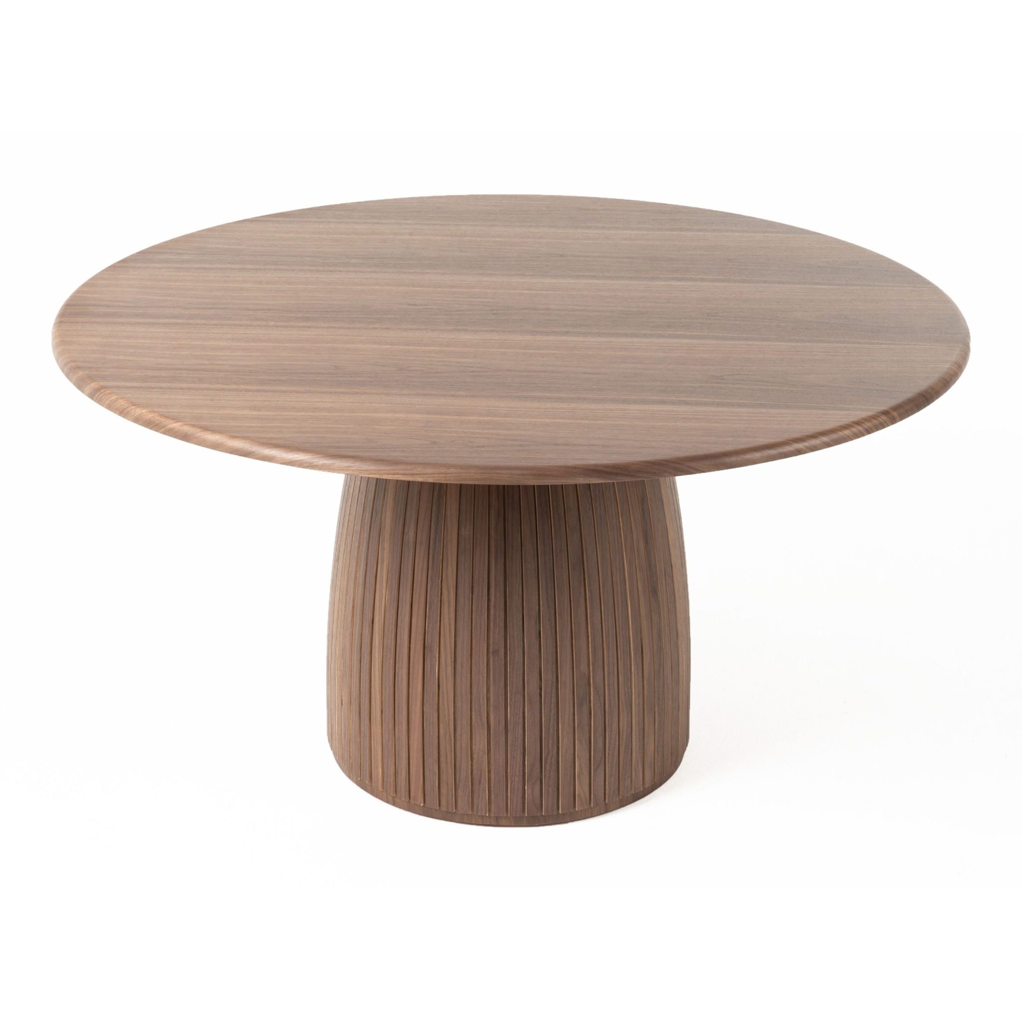 Sheridan Round Walnut 5-Piece Dining Set - Image 3